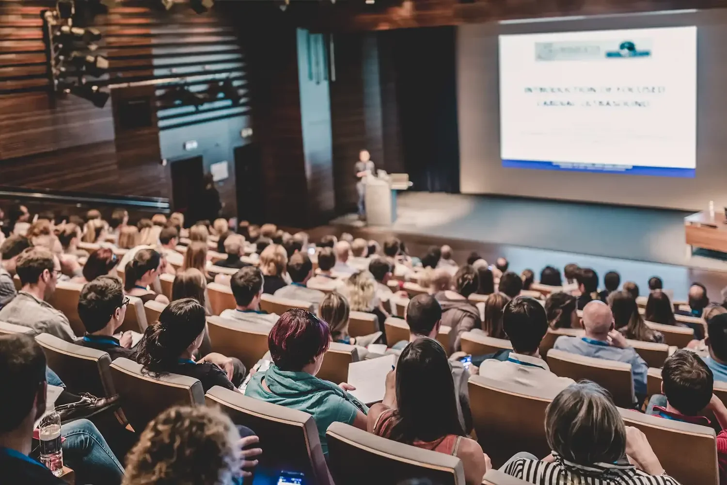 Audience at a SPADA presentation